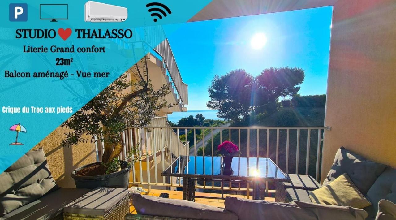 Studio *** "Thalabanyuls" - Vue Mer - Balcon Exterior foto